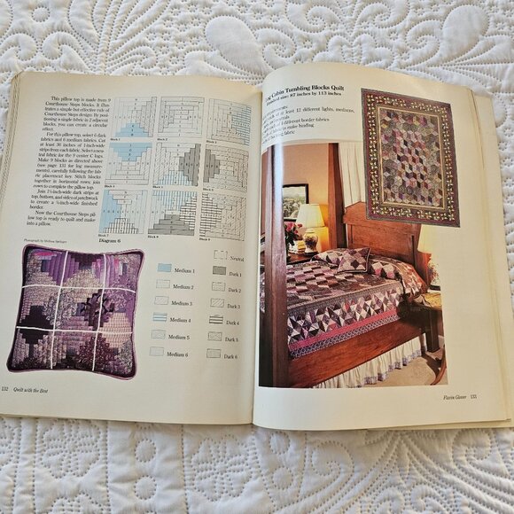 Leisure Arts "Quilt With The Best" 1992 Softcover Book, Techniques & Patterns - Picture 9 of 12